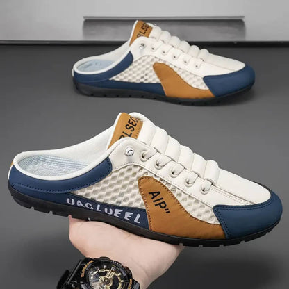 Pantoufles démi-chausson pour homme